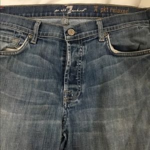 7 for Mankind men Jean size 34 x 27